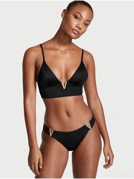 Купальник Victoria’s Secret V-Hardware Bralette Bikini Top & Brazilian bottom  26378414-26378505 фото