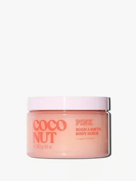Набір Victoria's Secret & Pink COCONUT Hair & Body Mist + Scrub &mdash; основне фото товару, вигляд спереду