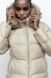 Куртка жіноча Zara Water and Wind Protection Puffer Jacket With a Detachable Hood, Бежевий, L