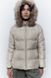 Куртка жіноча Zara Water and Wind Protection Puffer Jacket With a Detachable Hood, Бежевий, L