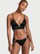 Купальник Victoria’s Secret V-Hardware Bralette Bikini Top & Brazilian bottom , Чорний, M, M