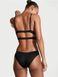 Купальник Victoria’s Secret V-Hardware Bralette Bikini Top & Brazilian bottom , Чорний, M, M