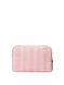 Косметичка Victoria's Secret Travel Makeup Pouch Pink Stripe, Рожевий, One size