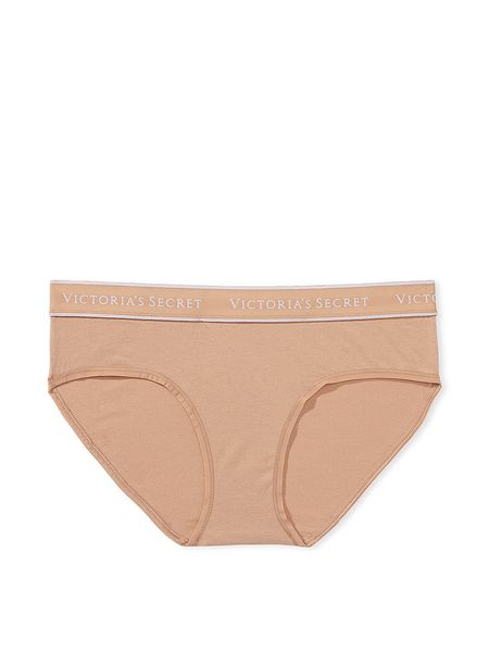 Бавовняні Трусики Victoria's Secret Logo Cotton Hiphugger Panty 26688419 фото