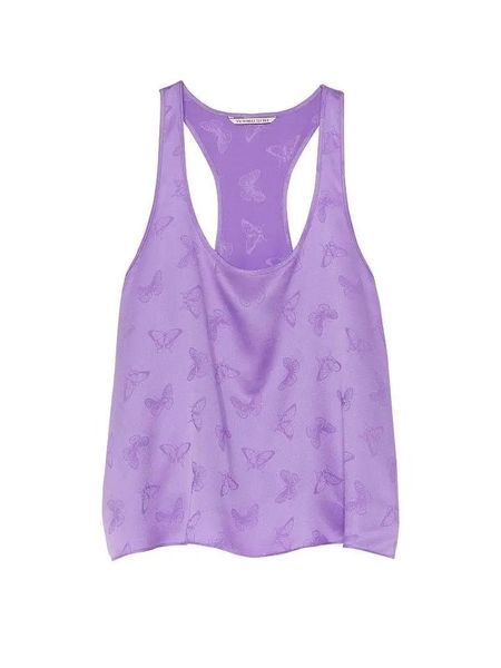 Піжама з шортами Victoria's Secret Satin Racerback Tank and Short &mdash; основне фото товару, вигляд спереду