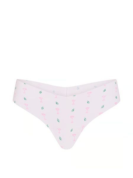 Трусики стринги Victoria's Secret No-Show Thong Panty White 27274103 фото