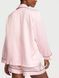 Піжама Victoria's Secret Signature Satin Long-Sleeve Short Pajama Set Pink Stripe &mdash; фото , вигляд з різних ракурсів
