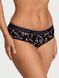 Трусики хіпстери Victoria's Secret Cotton Logo Cotton Hiphugger Panty Black Key Ribbons &mdash; фото , вигляд з різних ракурсів