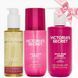 Подарунковий набір Victoria's Secret Wild Rose Amber Hydrating Body Lotion + Hair & Body Mist + Body & Massage Oil &mdash; фото , вигляд з різних ракурсів