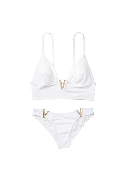 Купальник роздільний Victoria's Secret Monaco V-Hardware Swim White 26281632-26281428 фото