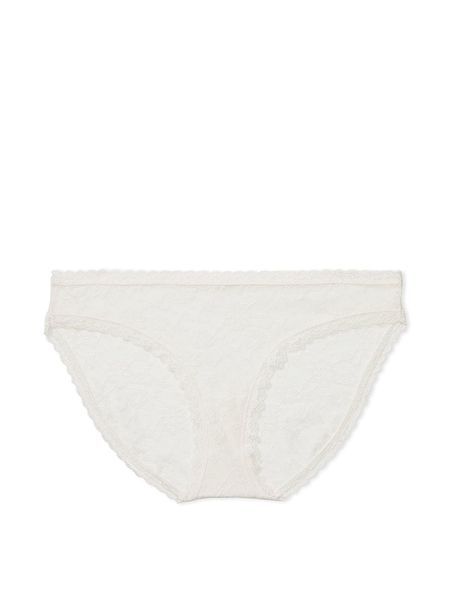 Трусики бікіні Victoria's Secret Coconut White Bikini Knickers Panty &mdash; основне фото товару, вигляд спереду