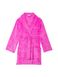 Халат Victoria's Secret Pink Short Fluzzy Robe Pink Berry , Яскраво рожевий, XS/S