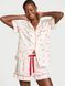 Фланелева піжама Victoria's Secret Long Pajama Set White &mdash; фото , вигляд з різних ракурсів