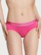 Хлопковые трусики Victoria's Secret Logo Cotton Hiphugger Panty Pure Pink 26788433 фото
