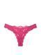 Трусики стрінги Victoria's Secret Dream Angels Lace Thong Panty Luscious Rose &mdash; фото , вигляд з різних ракурсів