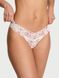 Трусики Victoria's Secret Lace Thong Panty Coconut White &mdash; фото , вигляд з різних ракурсів
