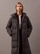 Куртка жіноча Calvin Klein Women's Hooded Puffer Jacket Forged Iron &mdash; фото , вигляд з різних ракурсів