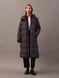 Куртка жіноча Calvin Klein Women's Hooded Puffer Jacket Forged Iron &mdash; фото , вигляд з різних ракурсів