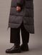 Куртка жіноча Calvin Klein Women's Hooded Puffer Jacket Forged Iron &mdash; фото , вигляд з різних ракурсів