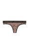 Бавовняні Трусики Victoria's Secret Logo Cotton Thong Panty &mdash; фото , вигляд з різних ракурсів