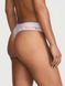 Трусики стрінги Victoria's Secret Logo Cotton Thong Panty Purple Whisper Logos &mdash; фото , вигляд з різних ракурсів