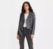 Куртка-косуха Levi's Belted Faux Leather Moto Jacket, Сірий, S