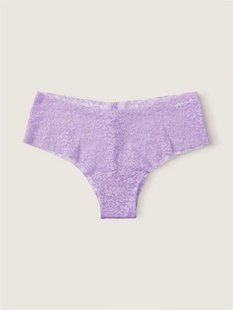 Кружевные трусики Victoria's Secret PINK Lace Cheeky No-Show Panty 26561641 фото