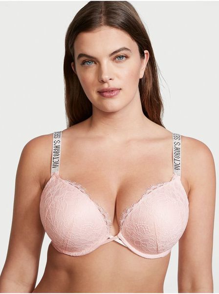 Бюстгальтер Victoria's Secret VERY SEXY Shiny Strap Add-2-Cups Pink 26514405 фото