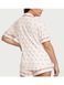 Піжама з шортами Victoria's Secret Modal Short PJ Set White &mdash; фото , вигляд з різних ракурсів