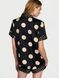 Піжама Victoria's Secret Signature Satin Short Pajama Set Black/Tan Dots &mdash; фото , вигляд з різних ракурсів