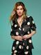 Піжама Victoria's Secret Signature Satin Short Pajama Set Black/Tan Dots &mdash; фото , вигляд з різних ракурсів
