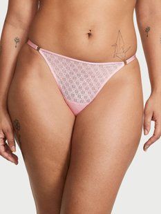 Трусики стринги Victoria's Secret Very Sexy Smooth Cutout Back Thong Panty 26746774 фото