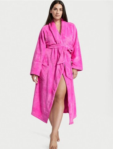 Халат Victoria's Secret Plush Long Robe Pink 26540101 фото