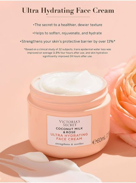 Зволожуючий крем для обличчя Ultra Hydrating Face Moisturizer Coconut Milk & Rose 1223 фото