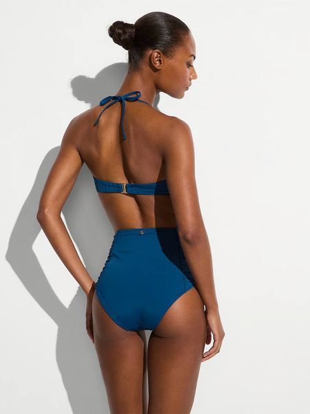 Купальник Victoria&rsquo;s Secret Essential Uplift Strapless Bandeau Blue + Brazilian Panty 27178887D фото