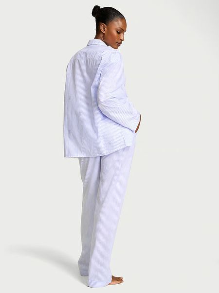 Піжама бавовняна Victoria's Secret Heritage Cotton Shine Oversized Pajama Set New &mdash; основне фото товару, вигляд спереду