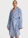 Халат Victoria's Secret Cozy Plush Robe Blue Stripes &mdash; фото , вигляд з різних ракурсів