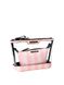 Косметичка Victoria's Secret 2 в 1 Piece Makeup Bag Pink Stripe, Рожевий, One size