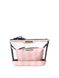 Косметичка Victoria's Secret 2 в 1 Piece Makeup Bag Pink Stripe, Рожевий, One size