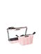 Косметичка Victoria's Secret 2 в 1 Piece Makeup Bag Pink Stripe, Рожевий, One size