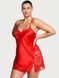 Пеньюар Victoria's Secret Dream Angels Dare to Dream Lace & Satin Slip Red 27171204 фото 1