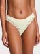 Трусики стрінги Victoria's Secret Lace Trim Cotton Bow Lace-Trim Thong Panty &mdash; фото , вигляд з різних ракурсів