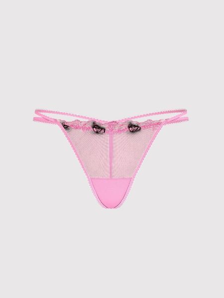 Трусики стрінги Victoria's Secret PINK Wink Strappy V-String Thong Panty &mdash; основне фото товару, вигляд спереду