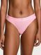 Трусики стрінги Victoria's Secret Shine Logo Cotton Thong Panty Victoria Pink &mdash; фото , вигляд з різних ракурсів