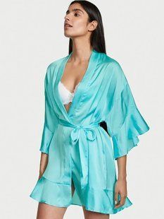 Халат Victoria&rsquo;s Secret Flounce Satin Kimono 29978117D фото