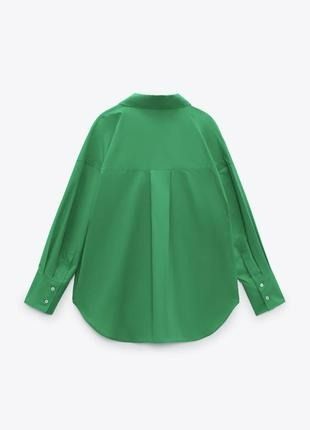 Сорочка жіноча оверсайз ZARA Green 2298\225\500 фото