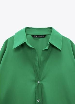 Сорочка жіноча оверсайз ZARA Green 2298\225\500 фото