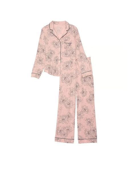 Подарунковий набір Victoria's Secret Піжама Модал Modal Long PJ Set + Набір парфумів Fragrance Discovery Gift Set &mdash; основне фото товару, вигляд спереду