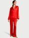 Піжама Сатинова  Victoria's Secret Glazed Satin Heart Long Pajama Set &mdash; фото , вигляд з різних ракурсів