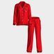 Піжама Сатинова  Victoria's Secret Glazed Satin Heart Long Pajama Set &mdash; фото , вигляд з різних ракурсів